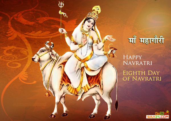 Happy Navratri Of Eighth Day Navratri Images 1550