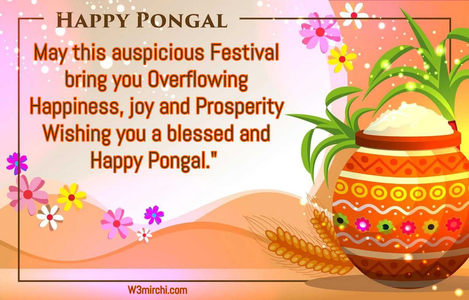 Wish you a very Happy Pongal” - Pongal Wishes And Quotes