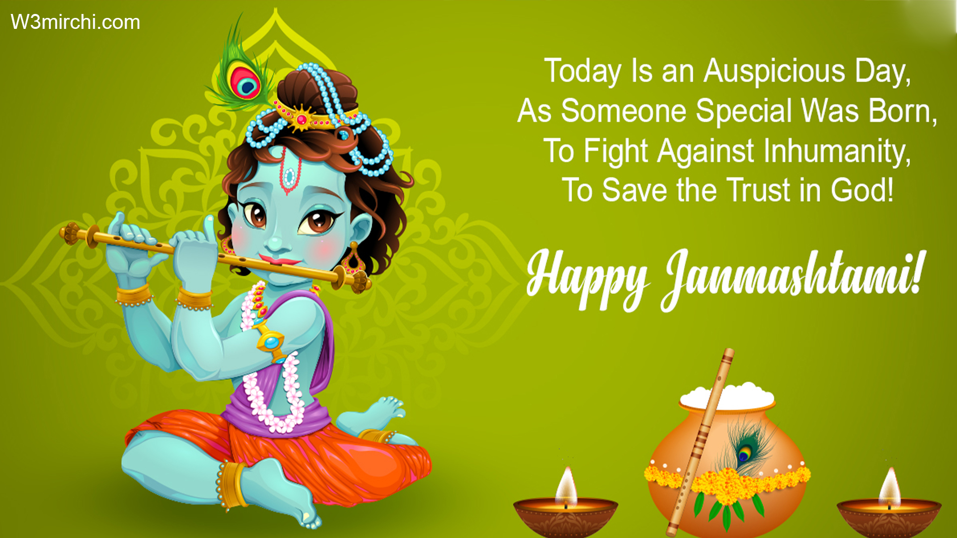 Today Is An Auspicious Day Krishna Janmashtami Images